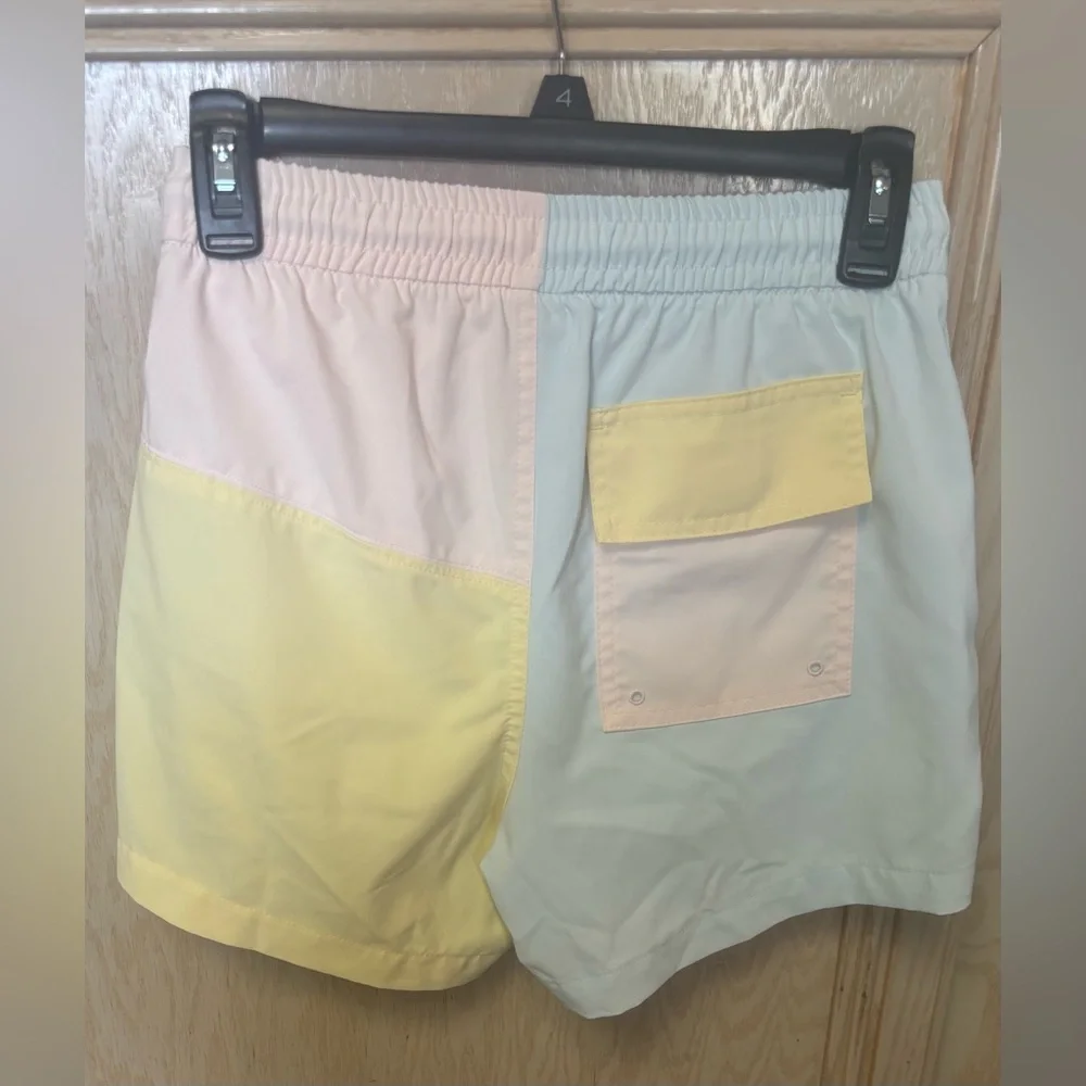 Abercrombie Pride Pastel Colorblock Swim Trunks The Trevor‎ Project Size XXS